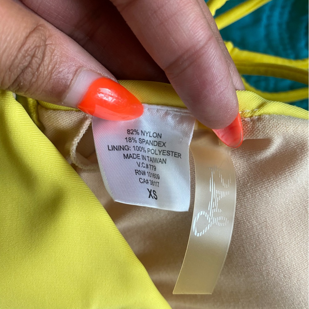 Yellow Ruffle Bikini - Picture 7 of 7